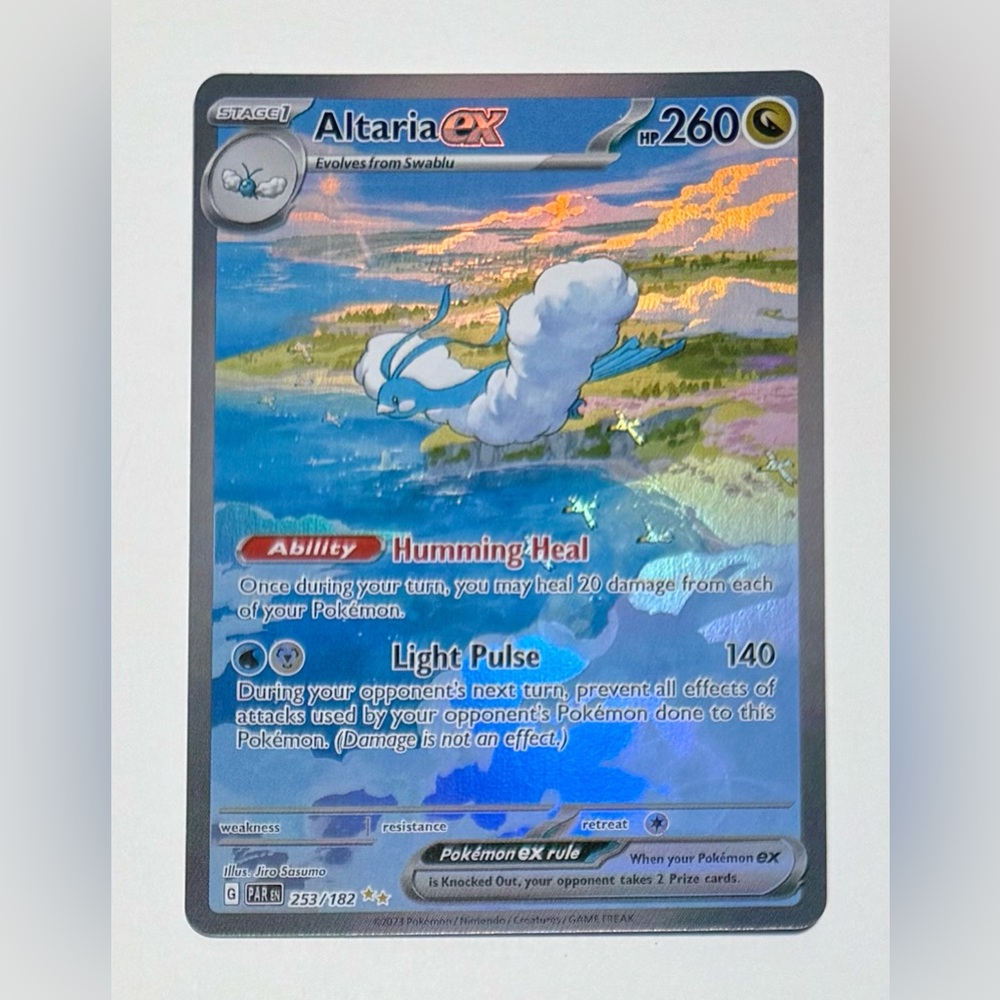 Altaria Ex, Fan Art, DIY Custom Card, For Display Only, Gift